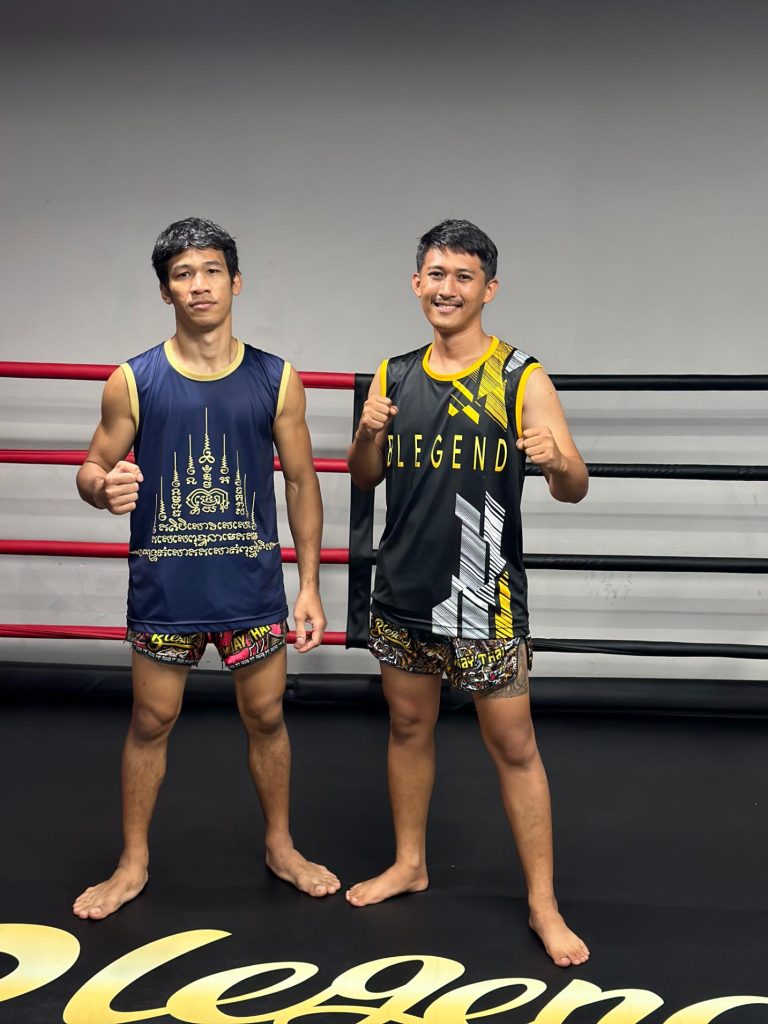 Muay Thai coach Don and Fluke